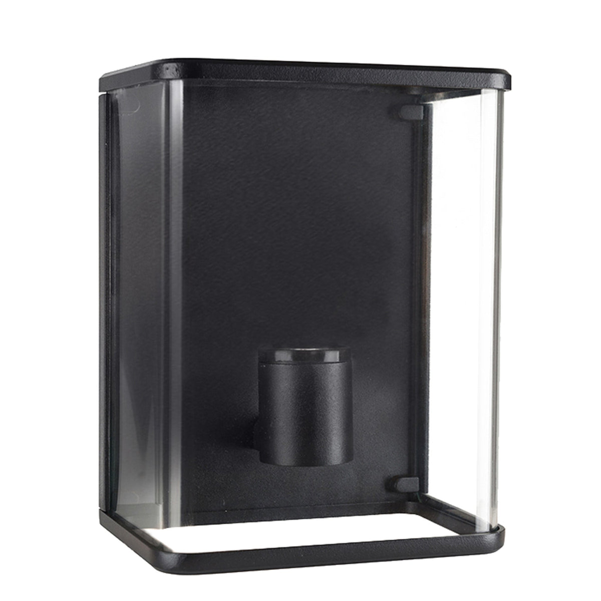 Retro Wandlamp met E27 Fitting - Jesi - IP44 - Zwart Retro Wandlamp met E27 Fitting - Jesi - IP44 - Zwart