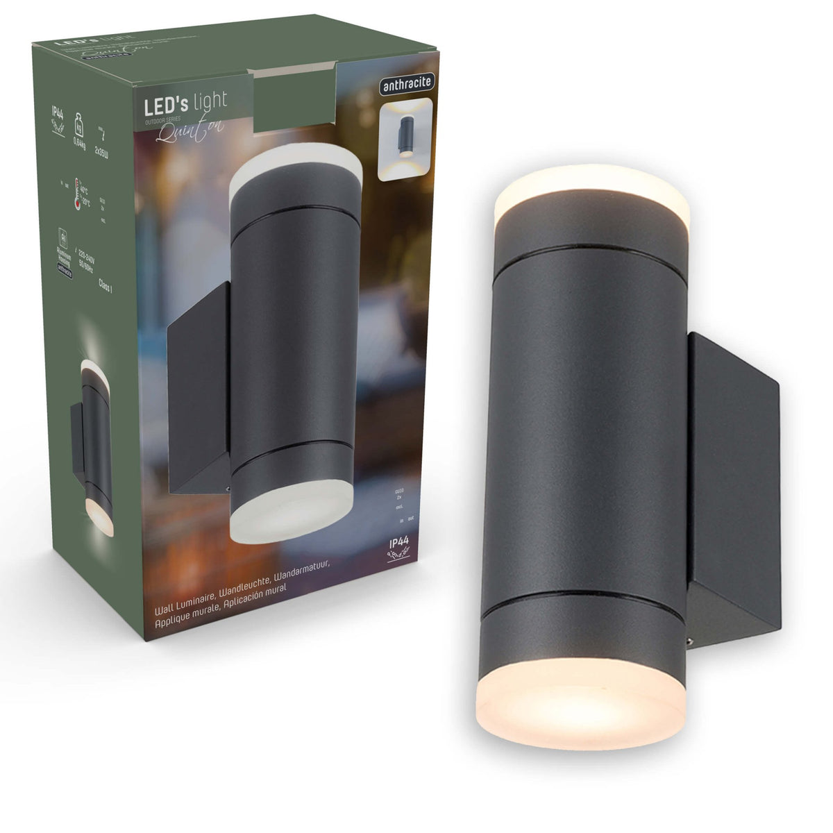 BRILONER - Led-wandlamp met bewegingsmelder, schemeringssensor, 20 sec. timer, buitenlamp, wandlamp voor buiten, led-spot, buitenlamp, buitenwandlamp, 15,5 x 7 x 8,5 cm (H x B x D), zwart BRILONER - Led-wandlamp met bewegingsmelder, schemeringssensor, 20 sec. timer, buitenlamp, wandlamp voor buiten, led-spot, buitenlamp, buitenwandlamp, 15,5 x 7 x 8,5 cm (H x B x D), zwart