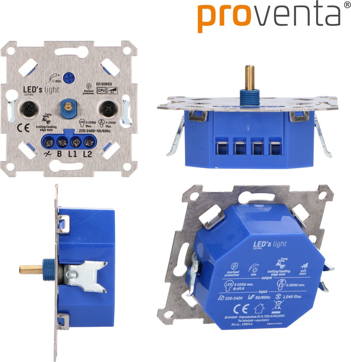Universele dimmer voor alle dimbare (LED) lampen kopen? LED.nl